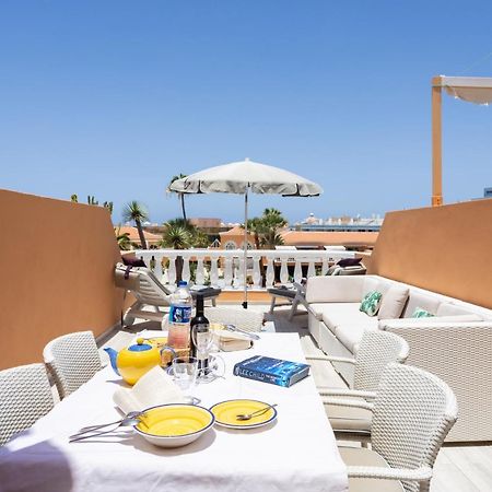 Exclusive Attic Las Vistas 3 With Breathtaking Sea View, Only 100 M To The Sea, Heated Pool, Aircon, Wifi Арона Екстериор снимка