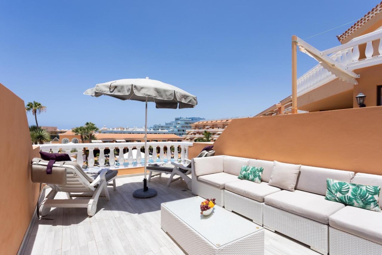 Exclusive Attic Las Vistas 3 With Breathtaking Sea View, Only 100 M To The Sea, Heated Pool, Aircon, Wifi Арона Екстериор снимка