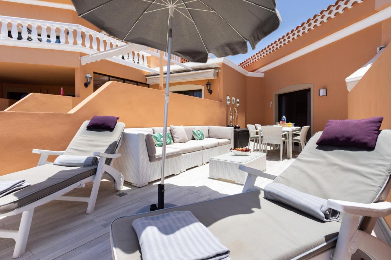 Exclusive Attic Las Vistas 3 With Breathtaking Sea View, Only 100 M To The Sea, Heated Pool, Aircon, Wifi Арона Екстериор снимка